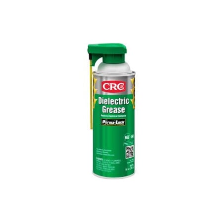 Crc CRC Dielectric Grease, 10 Wt Oz, Aerosol, Silicone, Translucent to Opaque, PK12 03082